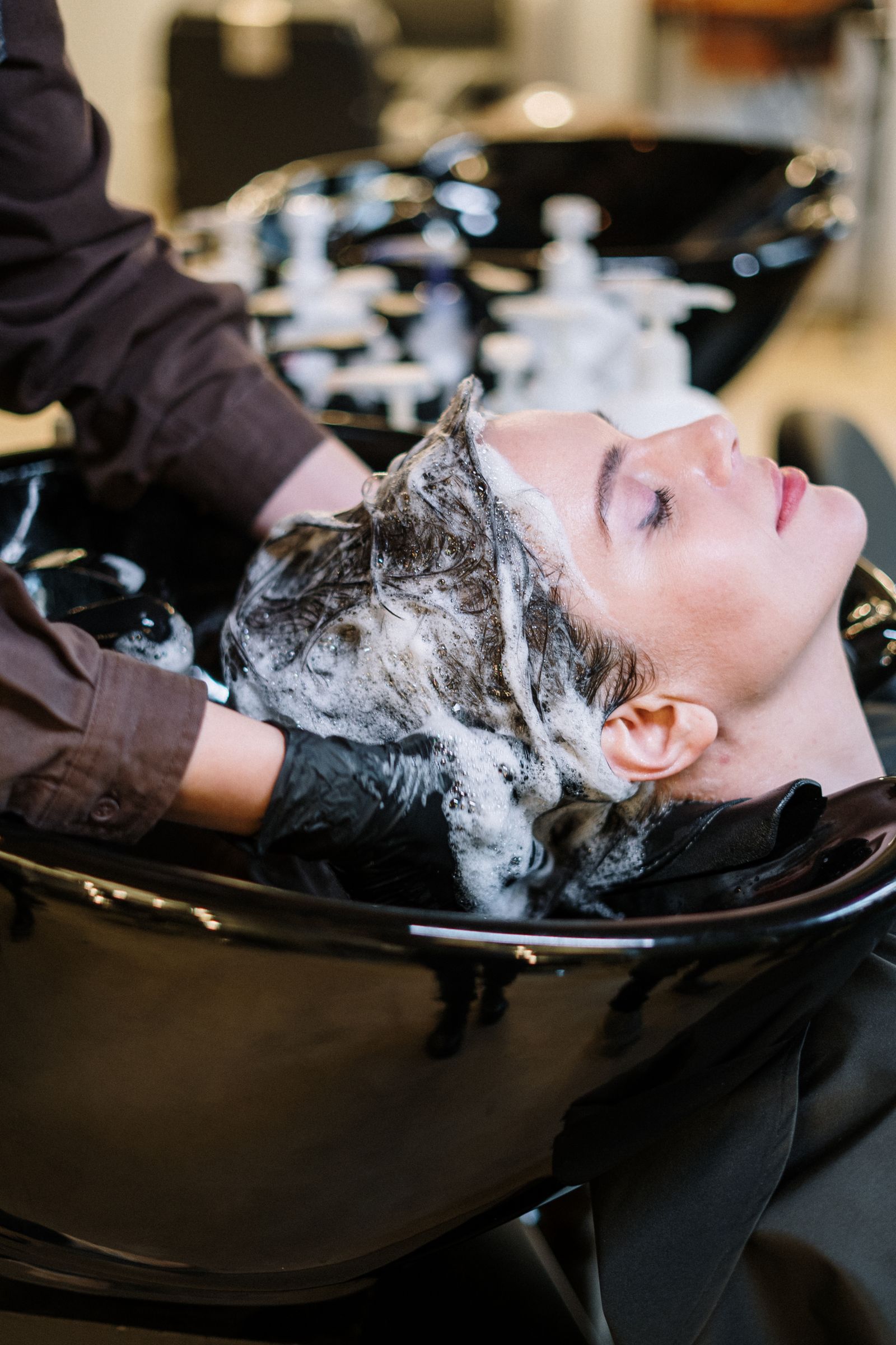 Haare waschen